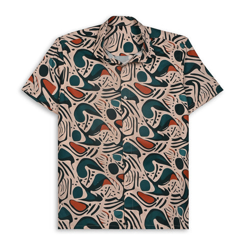 VIBRANT COLOUR ABSTRACT PRINTED SHIRT