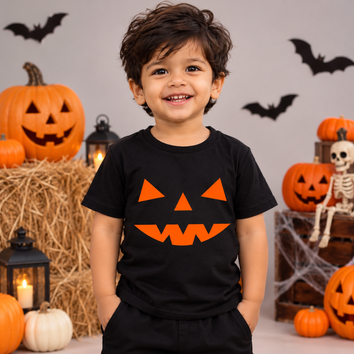 Pumpkin Bite Kids Halloween T-Shirt