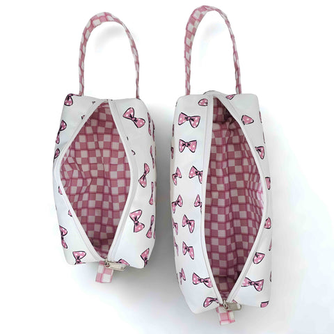 Classy Bow Print Swimming Bag Combo
