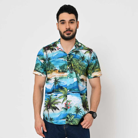 TROPICAL PRINTED SHIRT