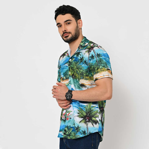 TROPICAL PRINTED SHIRT