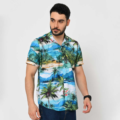 TROPICAL PRINTED SHIRT