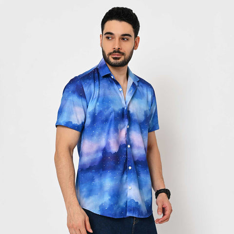 WATERCOLOUR PRINTED SHIRT