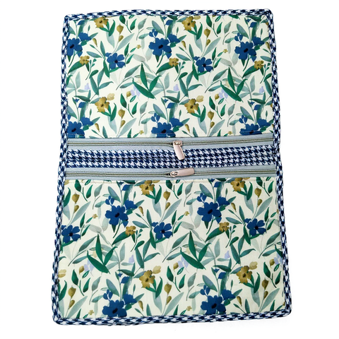NAVY LEAF DRIFT PRINT MAXSTOR TOILETRY BAG