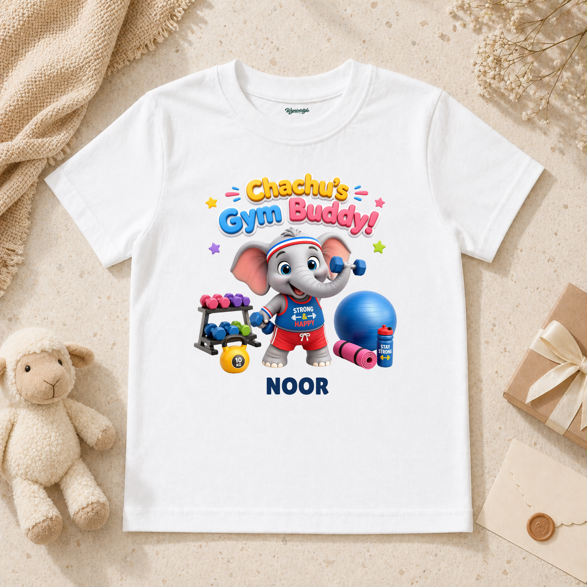 Chachu’s Gym Buddy Cute Baby Elephant Workout Fun Fitness