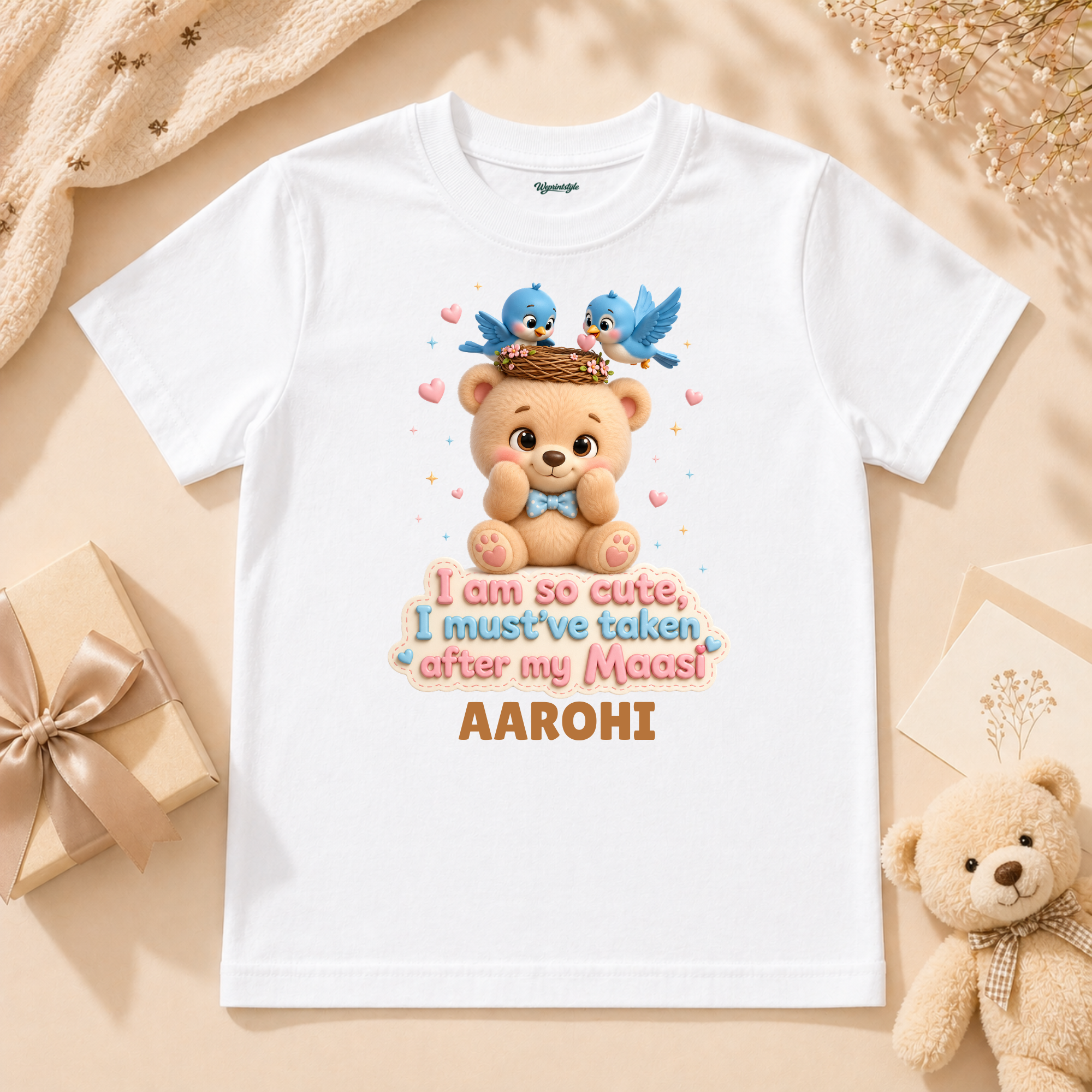 Adorable Baby Tee Celebrating Cute Little One Inspired By Loving Maasi Bond