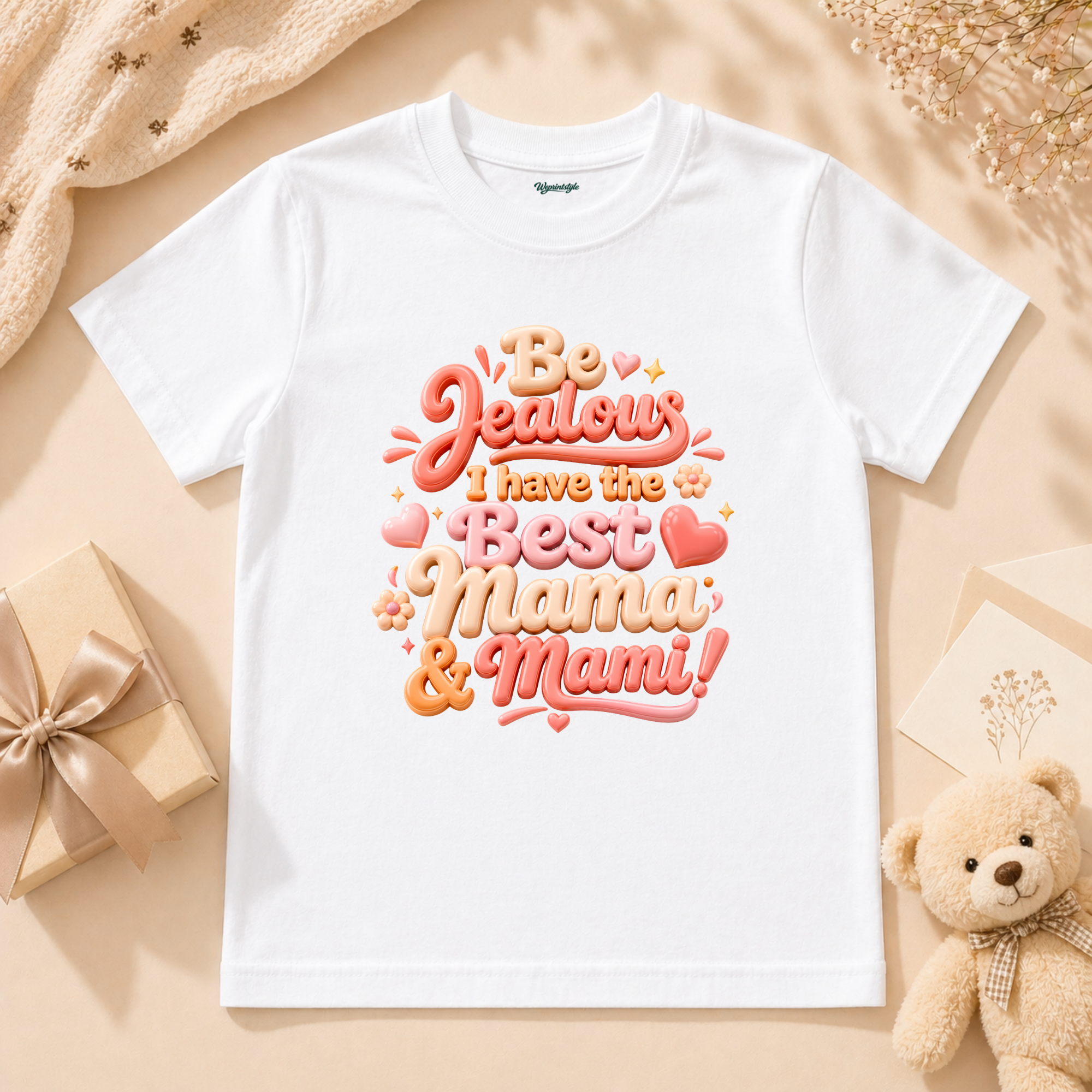 Don’t Make Me Call My Mamu Adorable Baby Onesie With Pink Retro Telephone