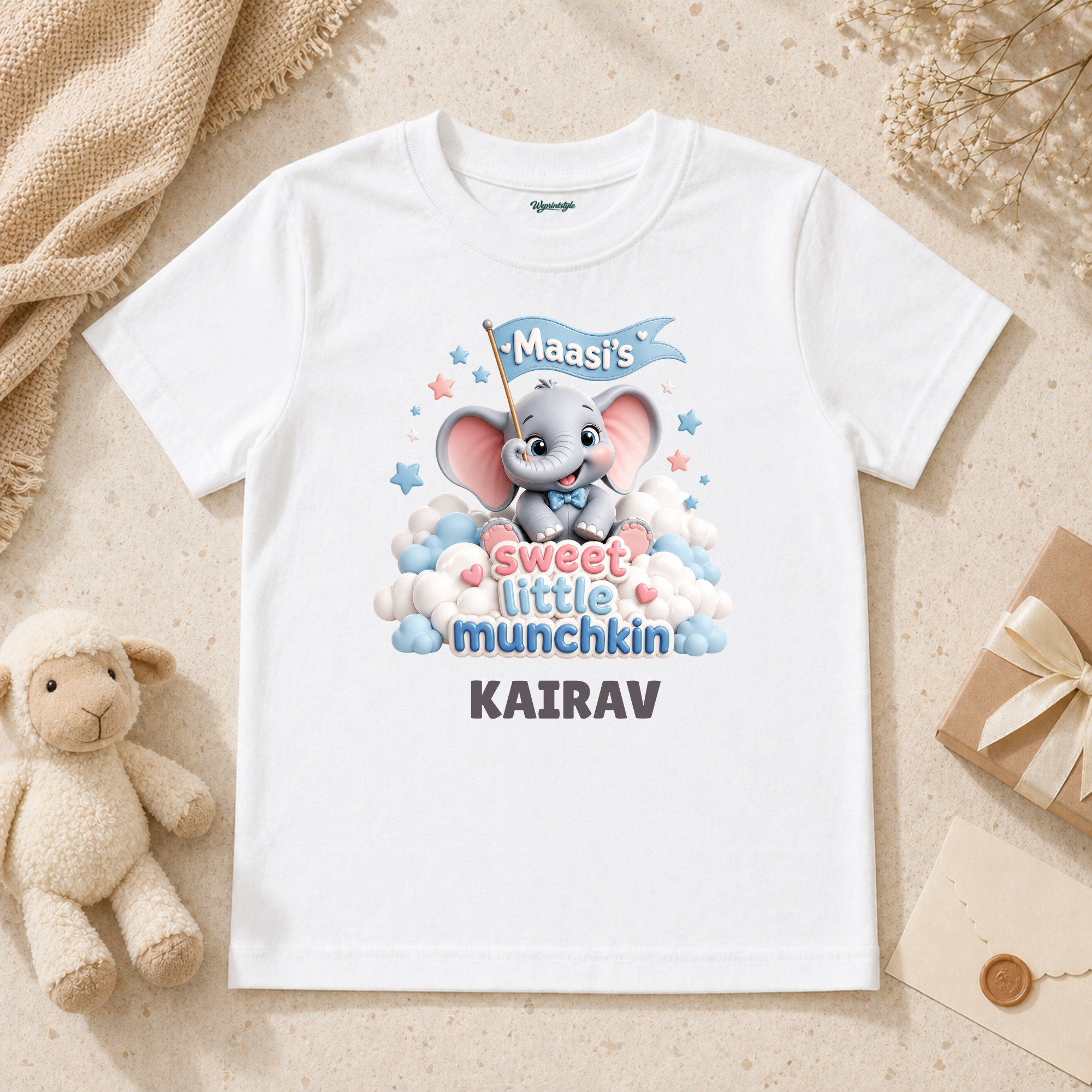 Maasi’s Sweet Little Munchkin Adorable Baby With Cute Elephant