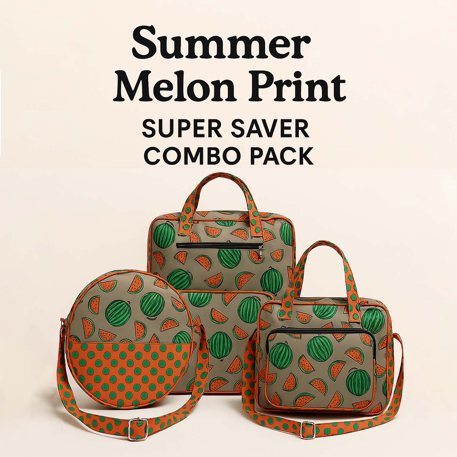 SUMMER MELON PRINT Super Saver Combo