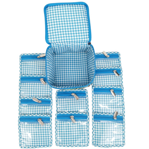 SCARLET DITSY GARDEN PRINT EARRING ORGANIZER