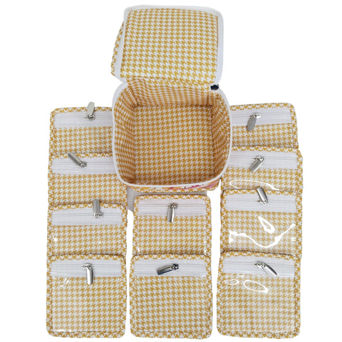 SUNBEAM DAISIES PRINT EARRING ORGANIZER