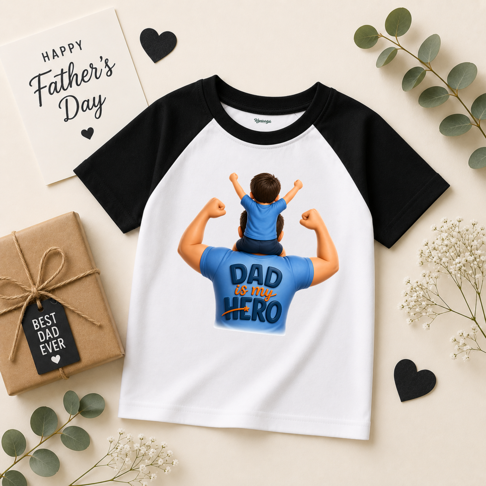 DADDYS PRINCE TEE Raglan Tees