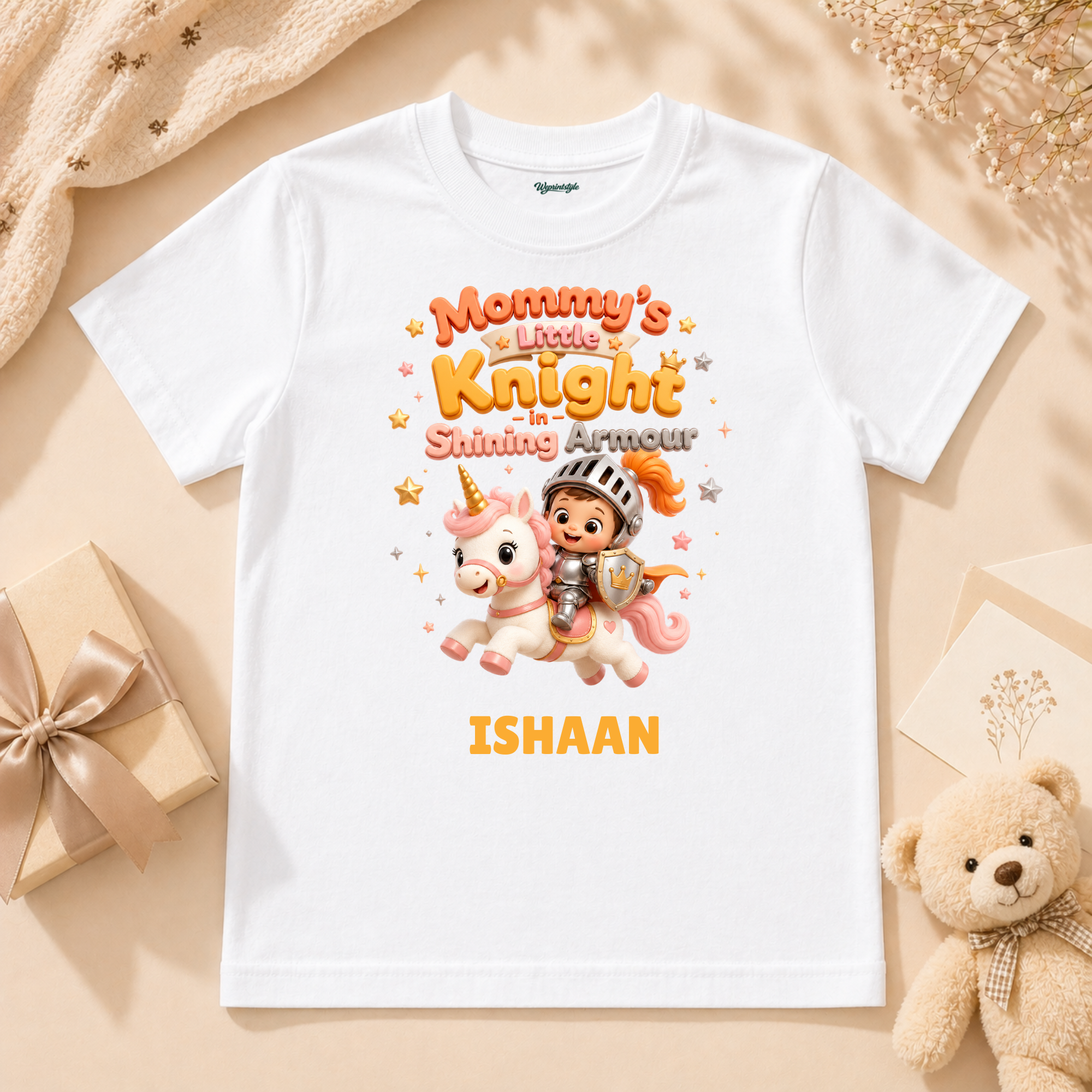 Mommy’s Little Knight In Shining Armour Cute Unicorn Warrior