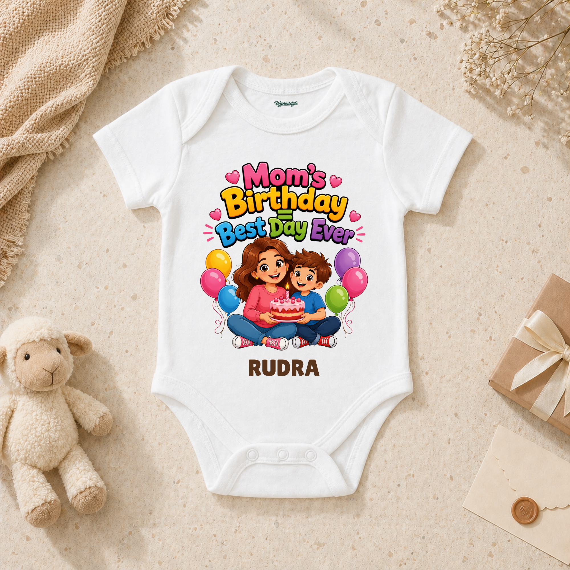 Mom’s Birthday Best Day Ever Personalized T-Shirt