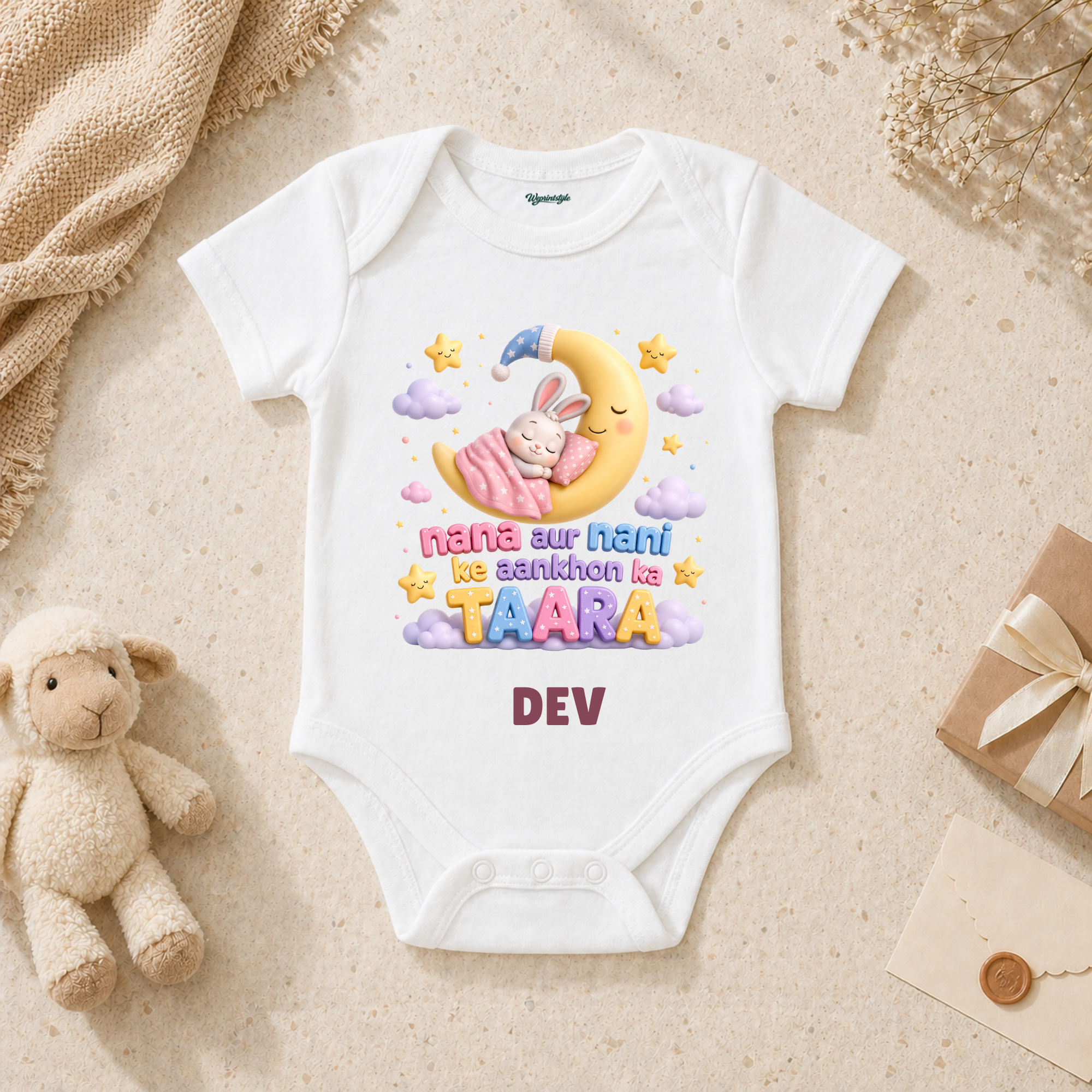 Nana Aur Nani Ke Aankhon Ka Taara Cute Sleeping Moon Baby