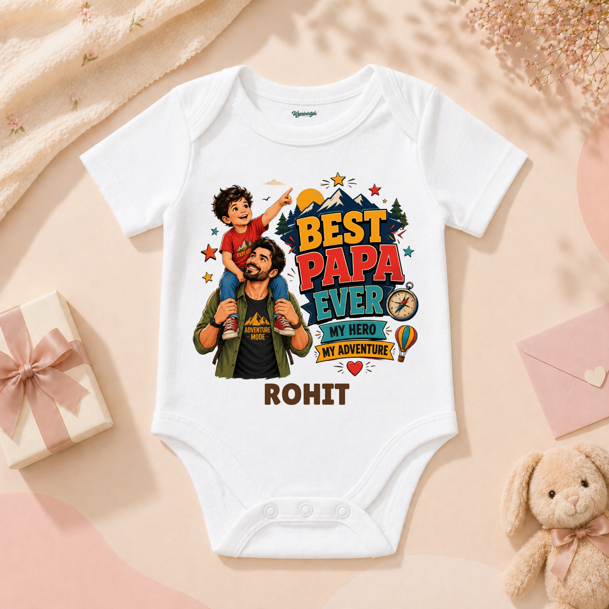 Best Papa Ever My Hero My Adventure T-Shirt