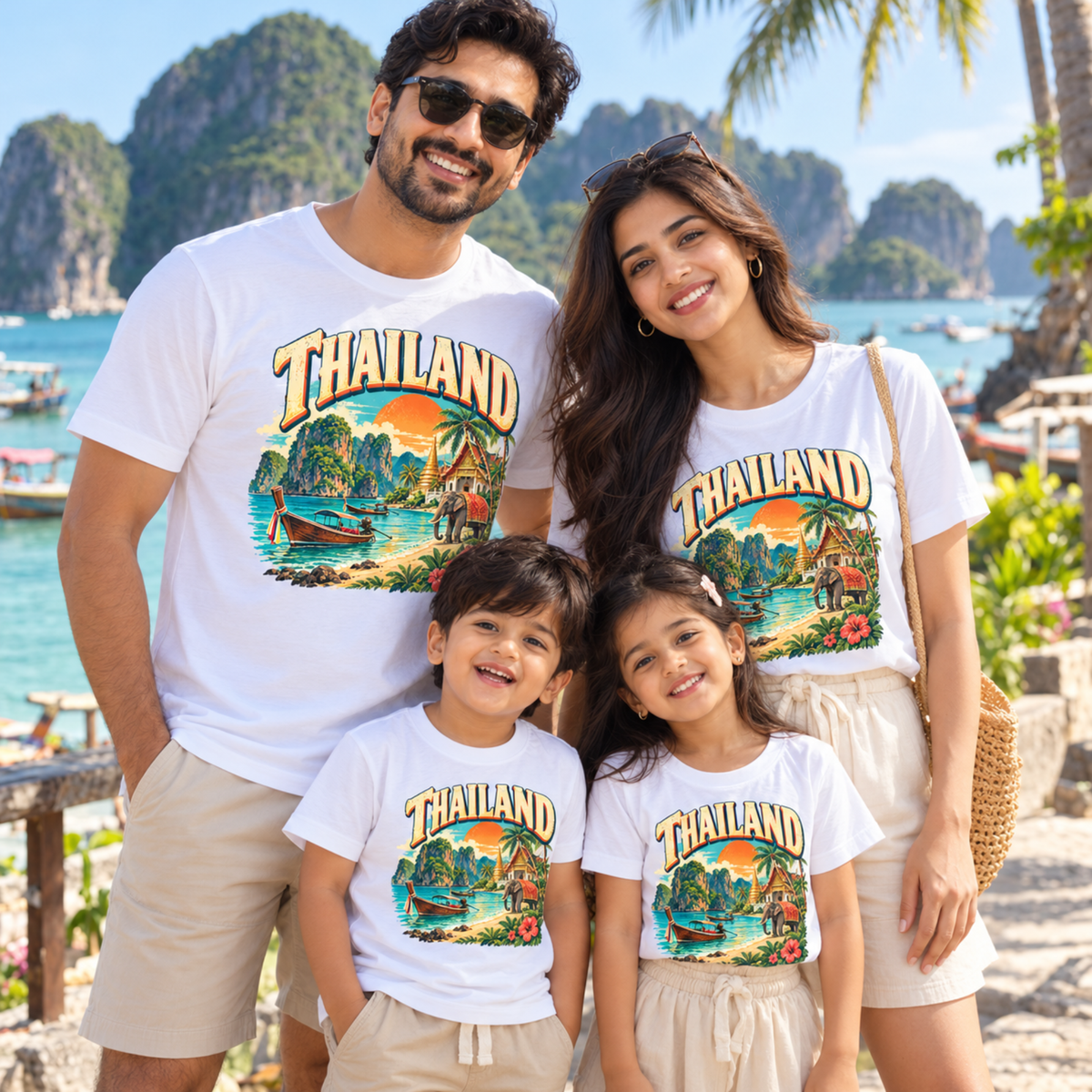 Thailand Vacation Family Tshirt