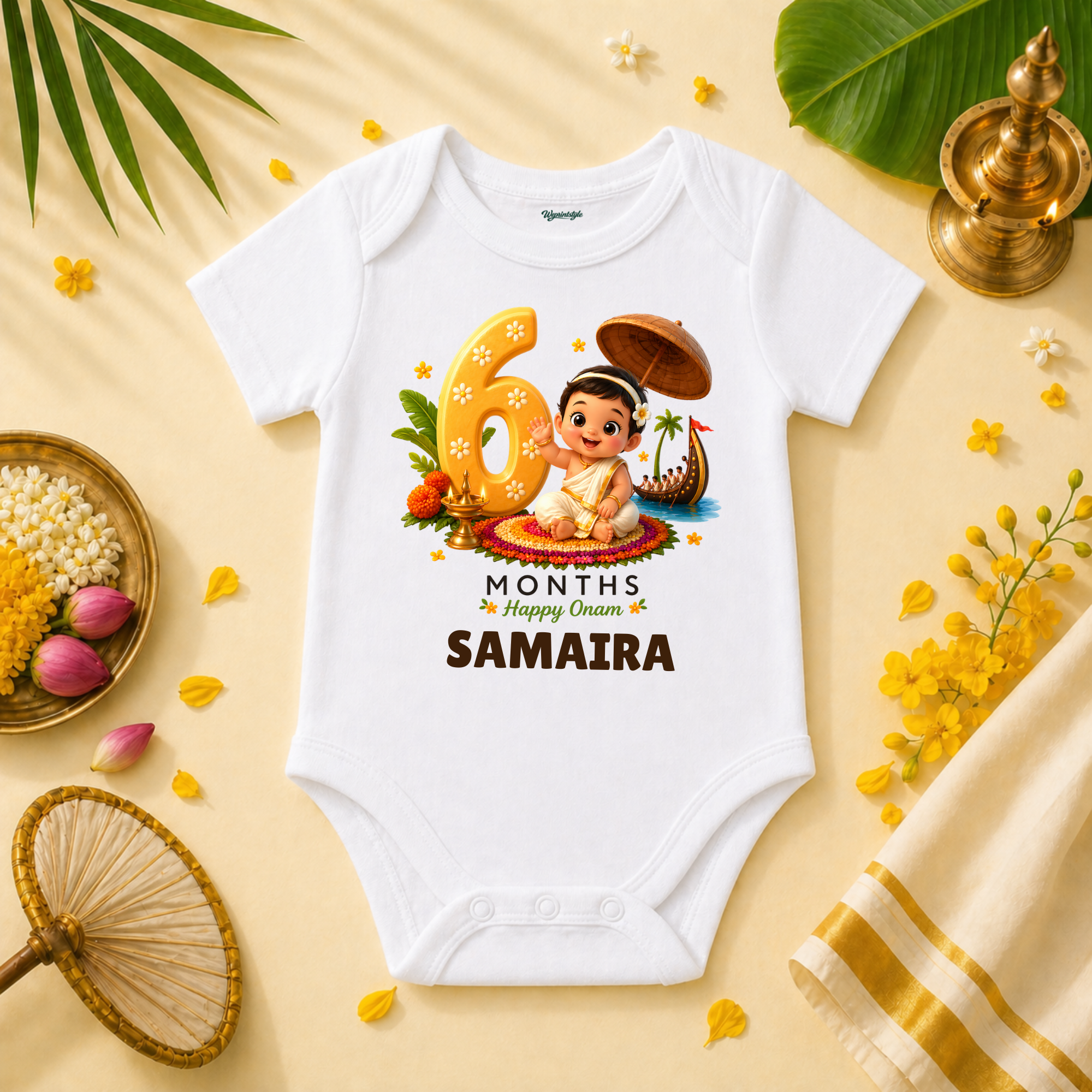 Little Prince Of Kerala Onam Festive Joy