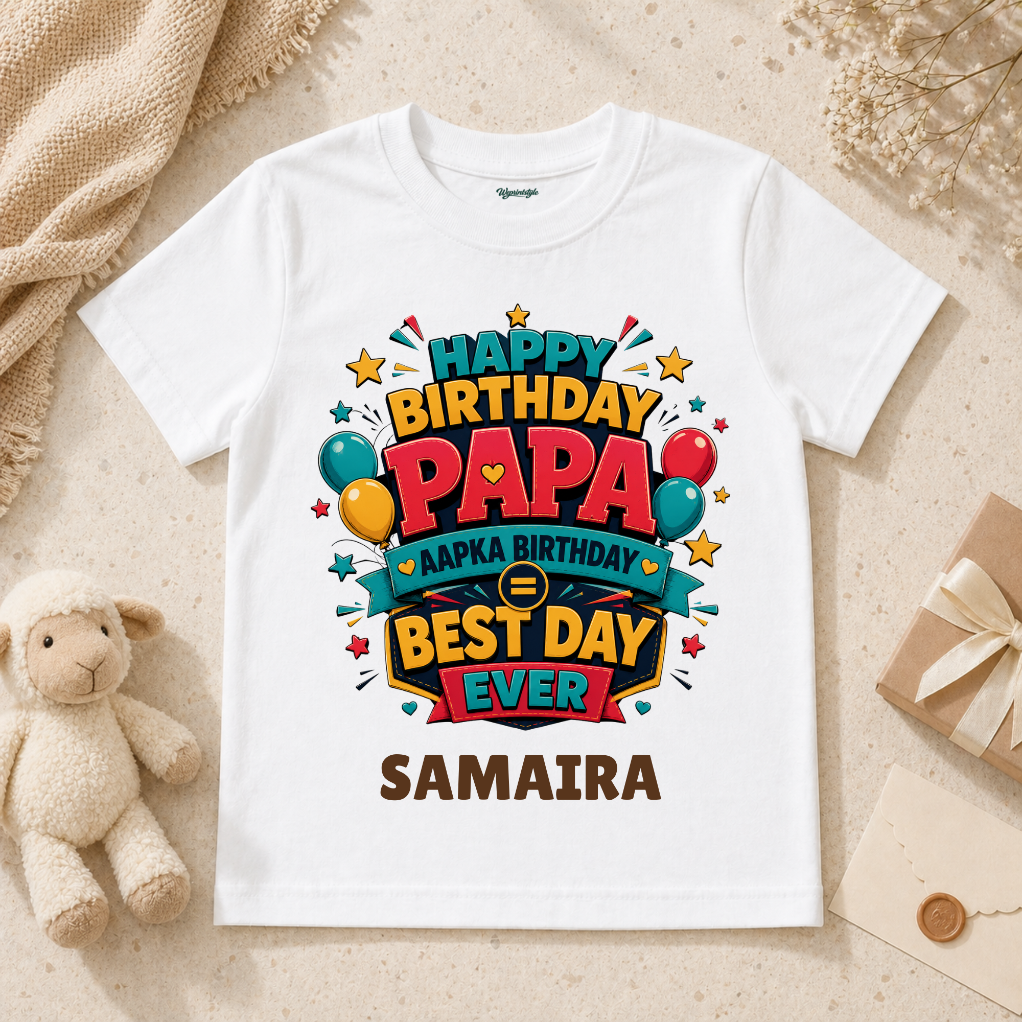 Best Day Ever Papa Birthday Tee for Kids
