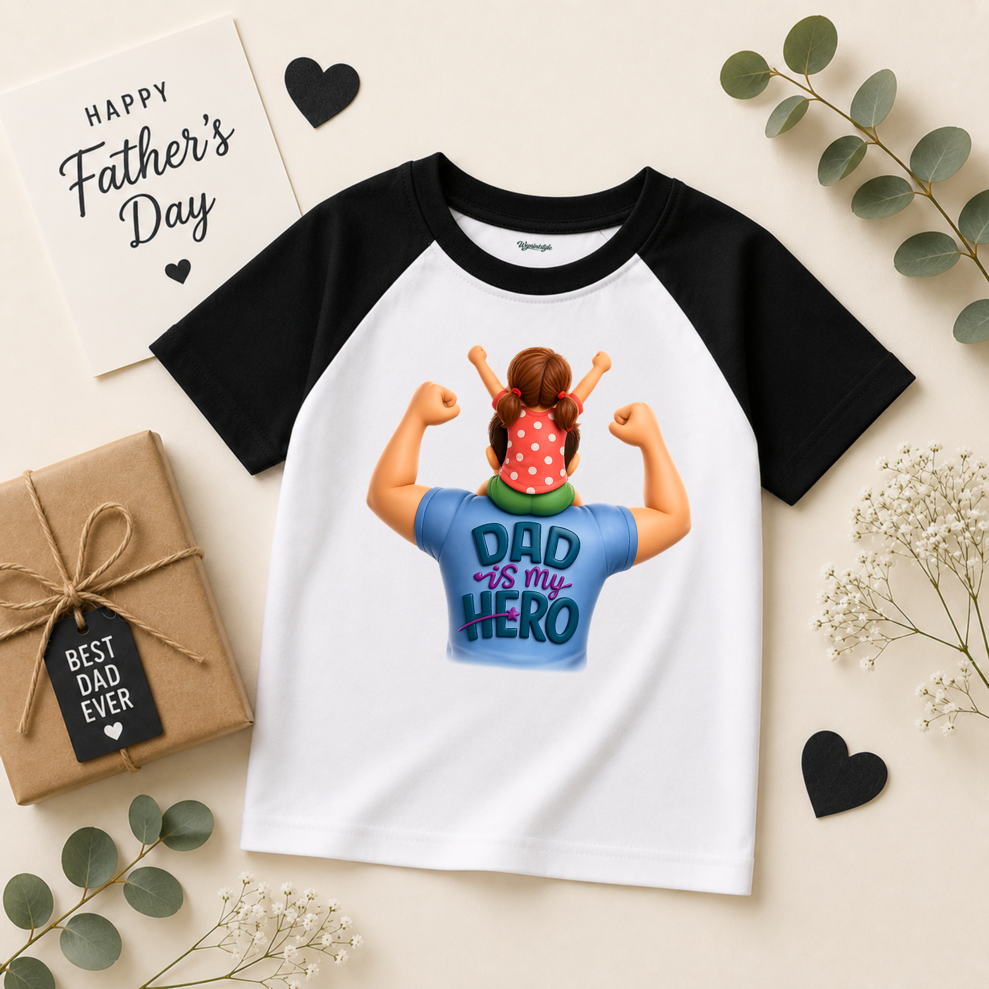 DADDY PRINCESS TEE Raglan Tees