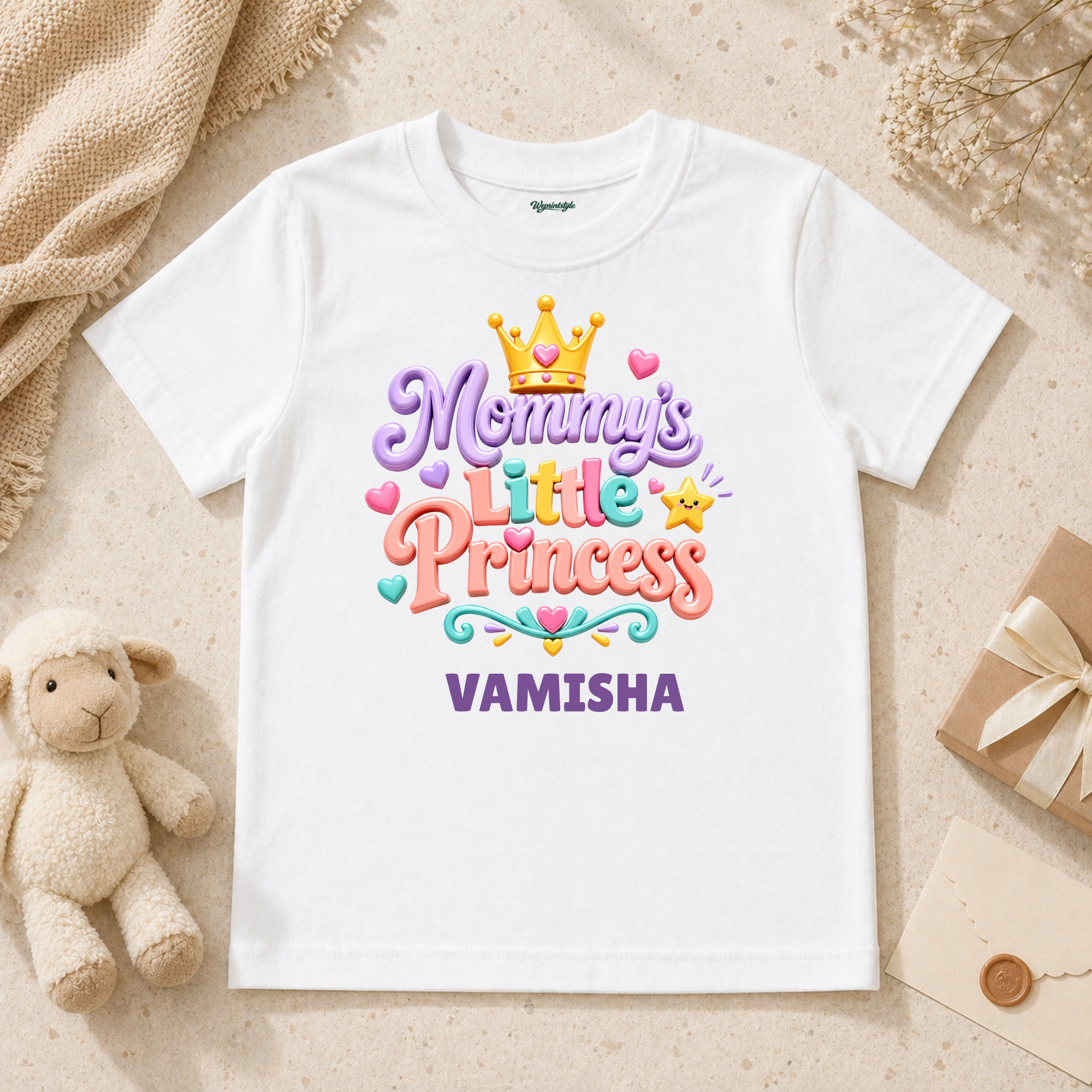 Mommy’s Little Princess Sweet Crown And Stars