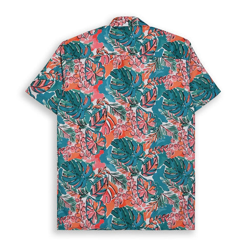ABSTARCT FLORAL PRINTED SHIRT