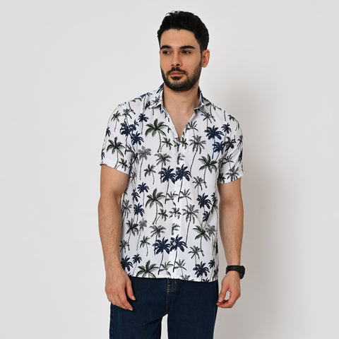 PALM TREE PRINTED SHIRT
