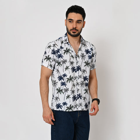 PALM TREE PRINTED SHIRT