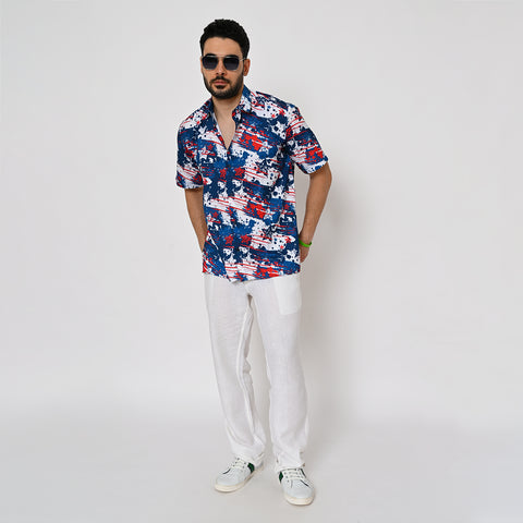 TIE DIE STAR PRINTED SHIRT