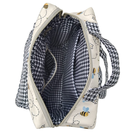 HONEYBEE DOODLE PRINT PRINT KIDS BACKPACK