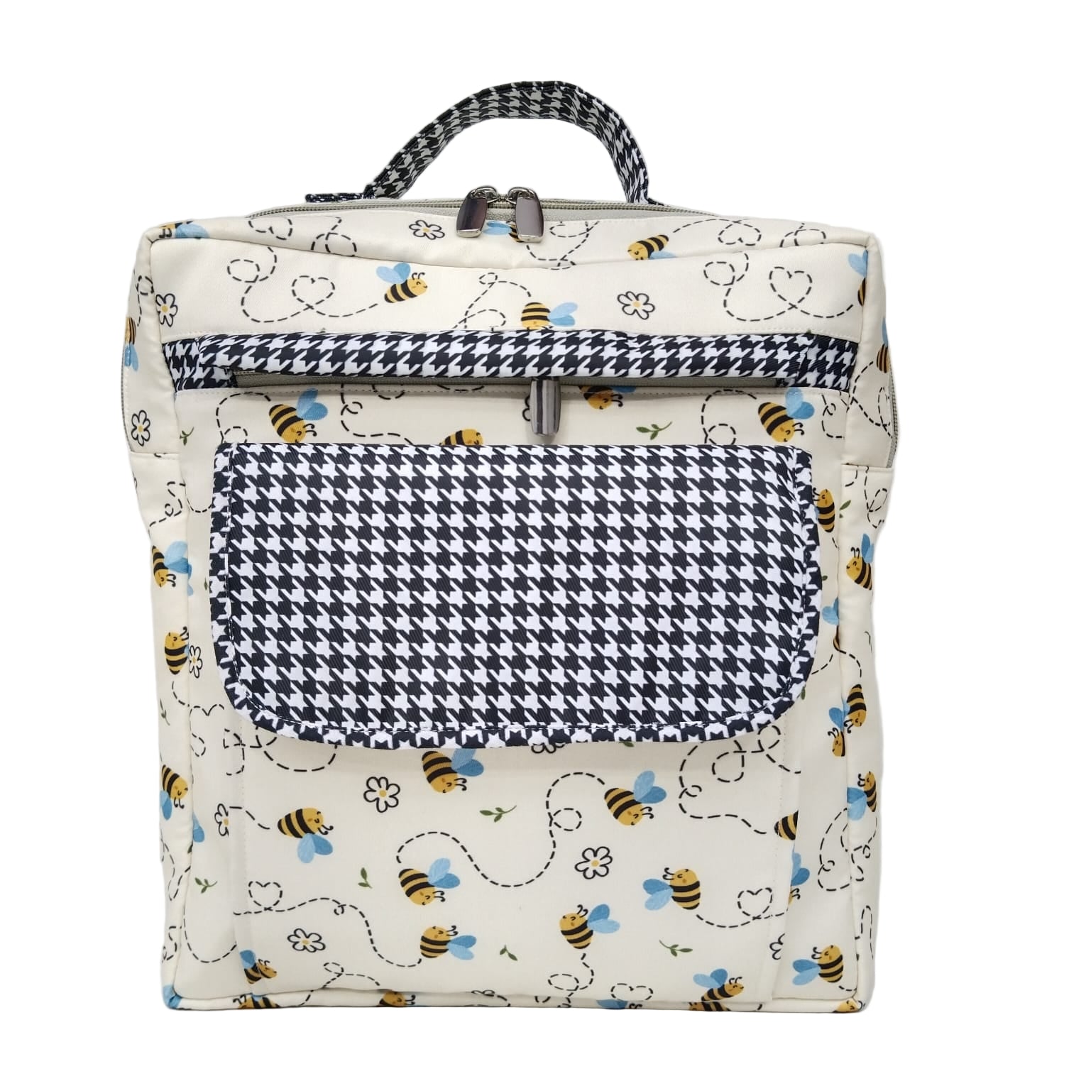 HONEYBEE DOODLE PRINT PRINT KIDS BACKPACK