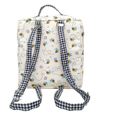 HONEYBEE DOODLE PRINT PRINT KIDS BACKPACK