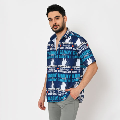DADDY & DAUGHTER PRINTED SHIRT
