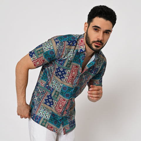 EKAT PATTERN PRINTED SHIRT