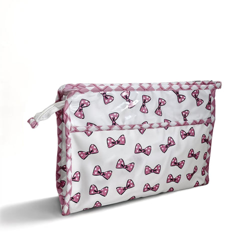 Classy Bow Print Swimming Bag Combo
