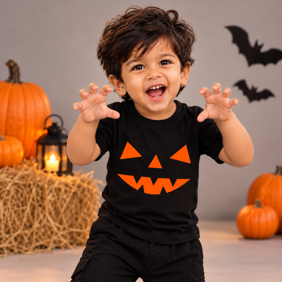 Pumpkin Bite Kids Halloween T-Shirt