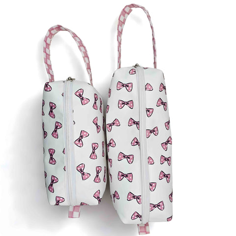 Classy Bow Print Swimming Bag Combo