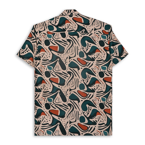 VIBRANT COLOUR ABSTRACT PRINTED SHIRT