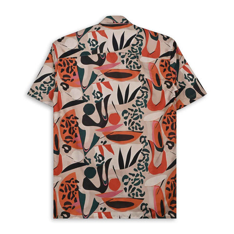 CAPTIVATING ABSTARCT PATTERN PRINTED SHIRT