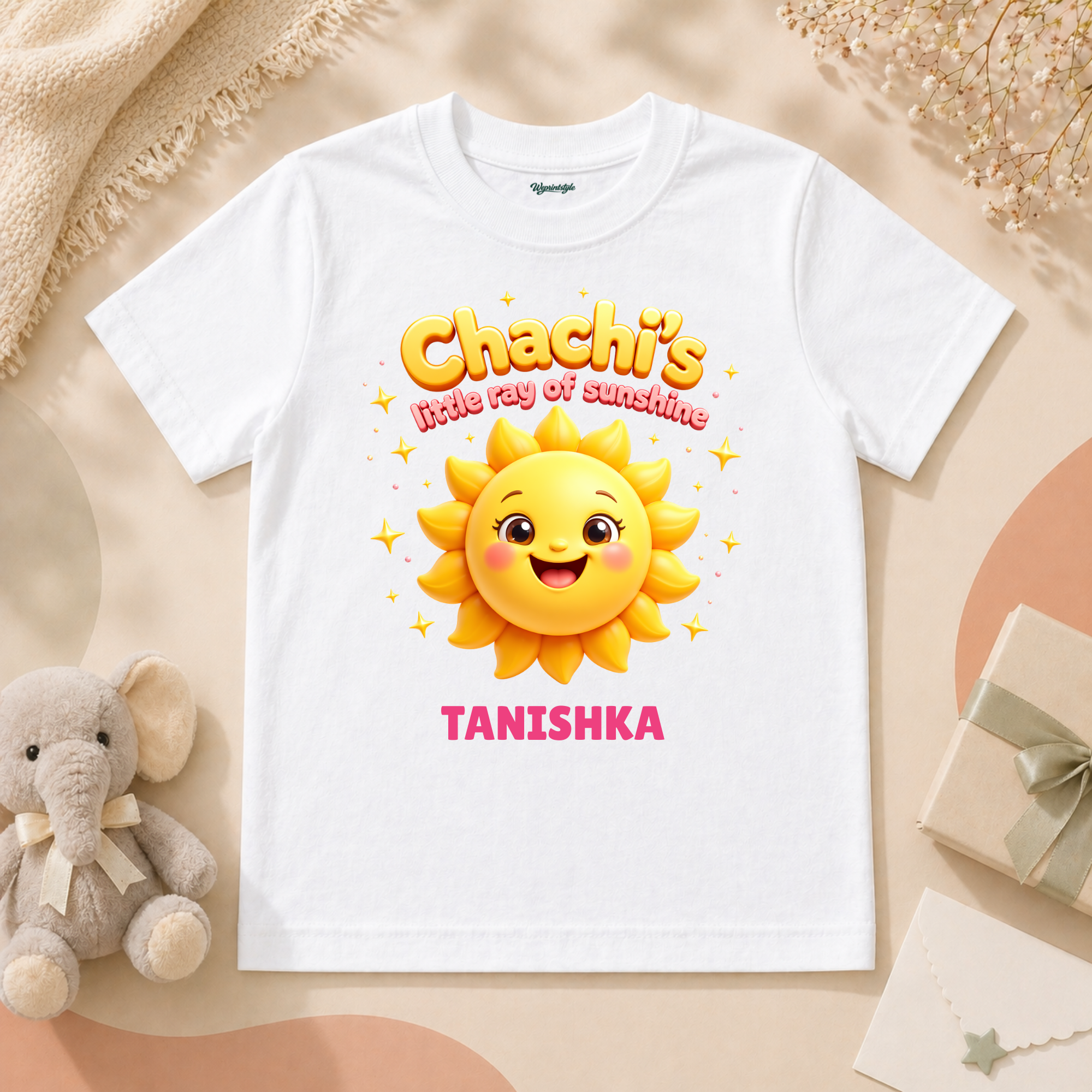 Adorable Chachis Little Ray Of Sunshine Baby Girl Outfit With Smiling Sun Cute Bright