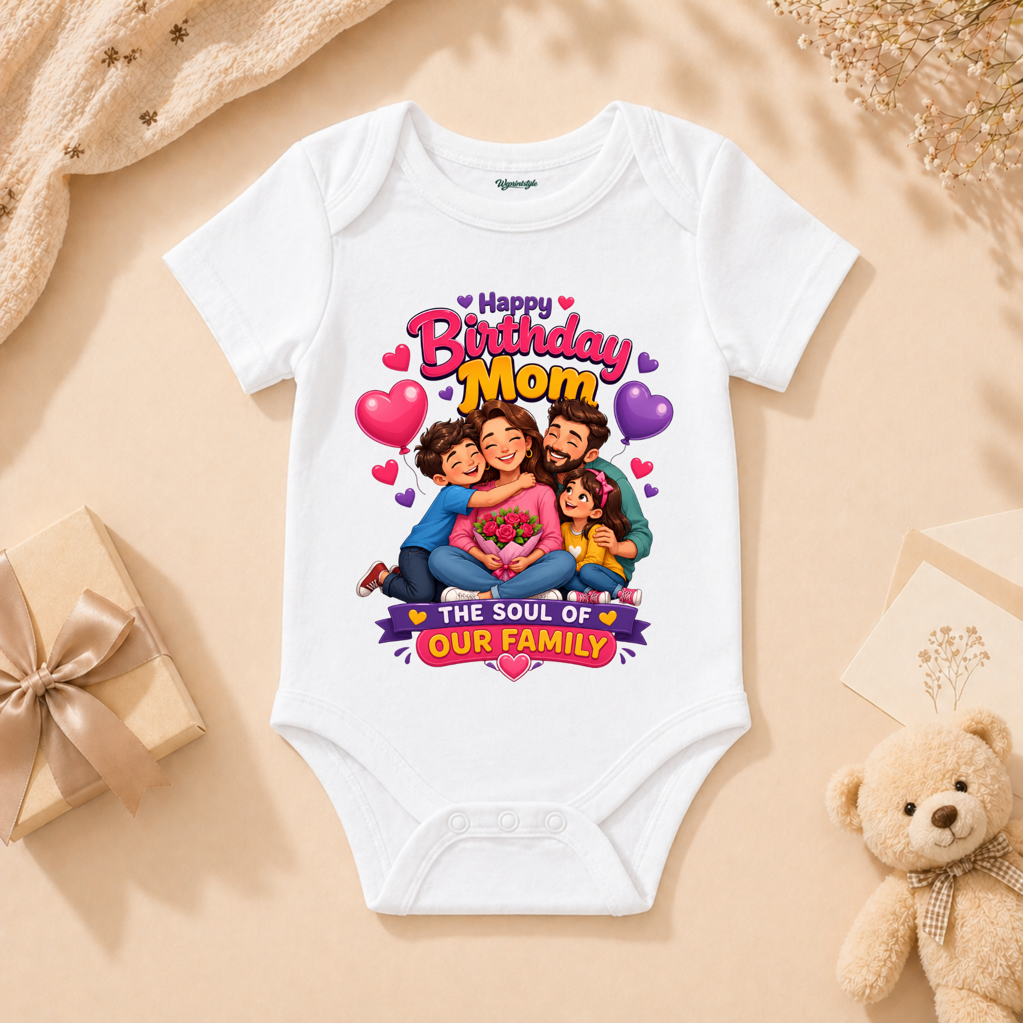 Happy Birthday Mom The Soul of Our Family T-Shirt