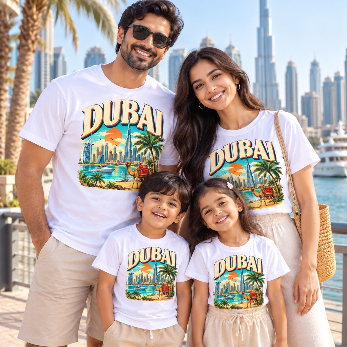 Dubai Vacation Family Tshirt
