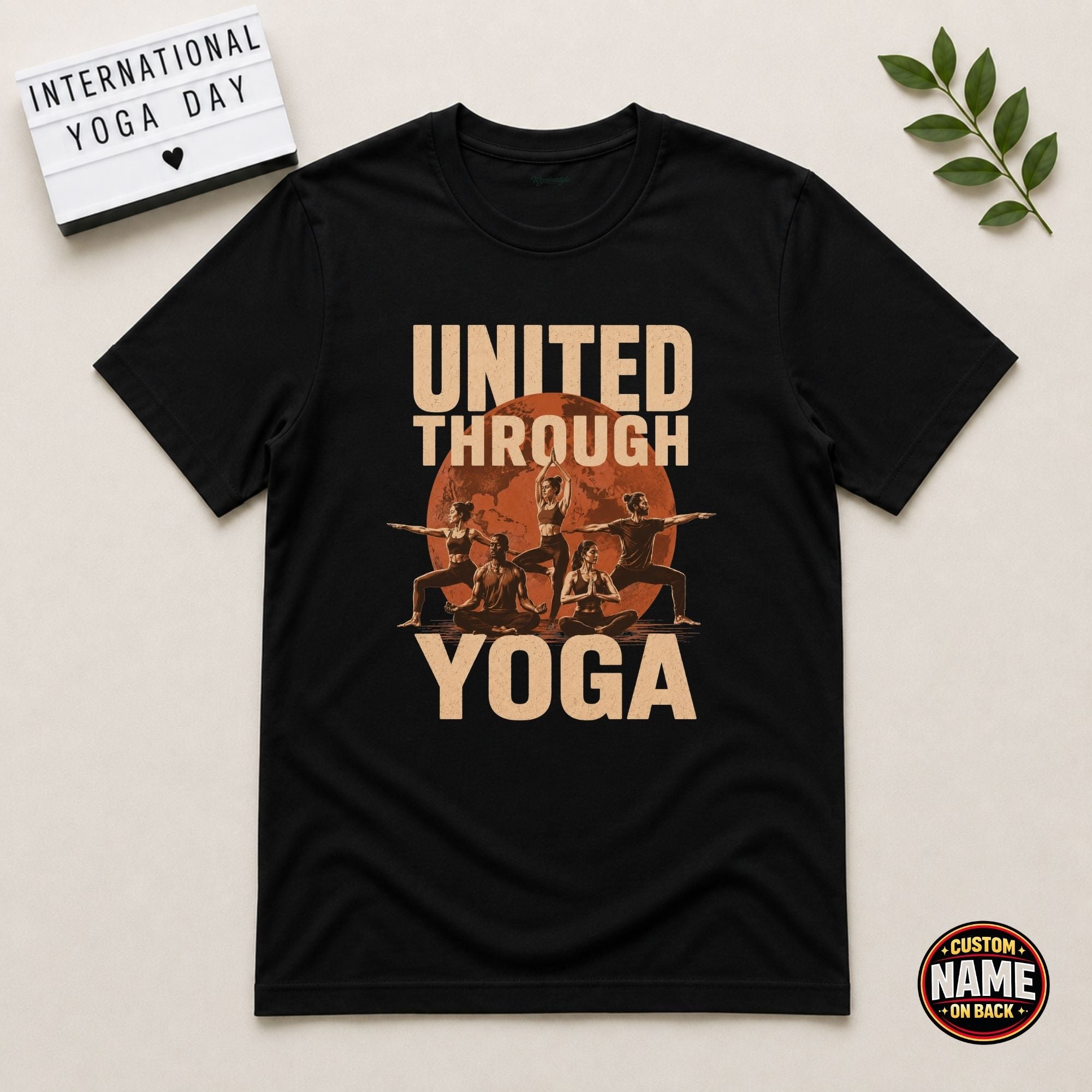 United Through Yoga Tshirt