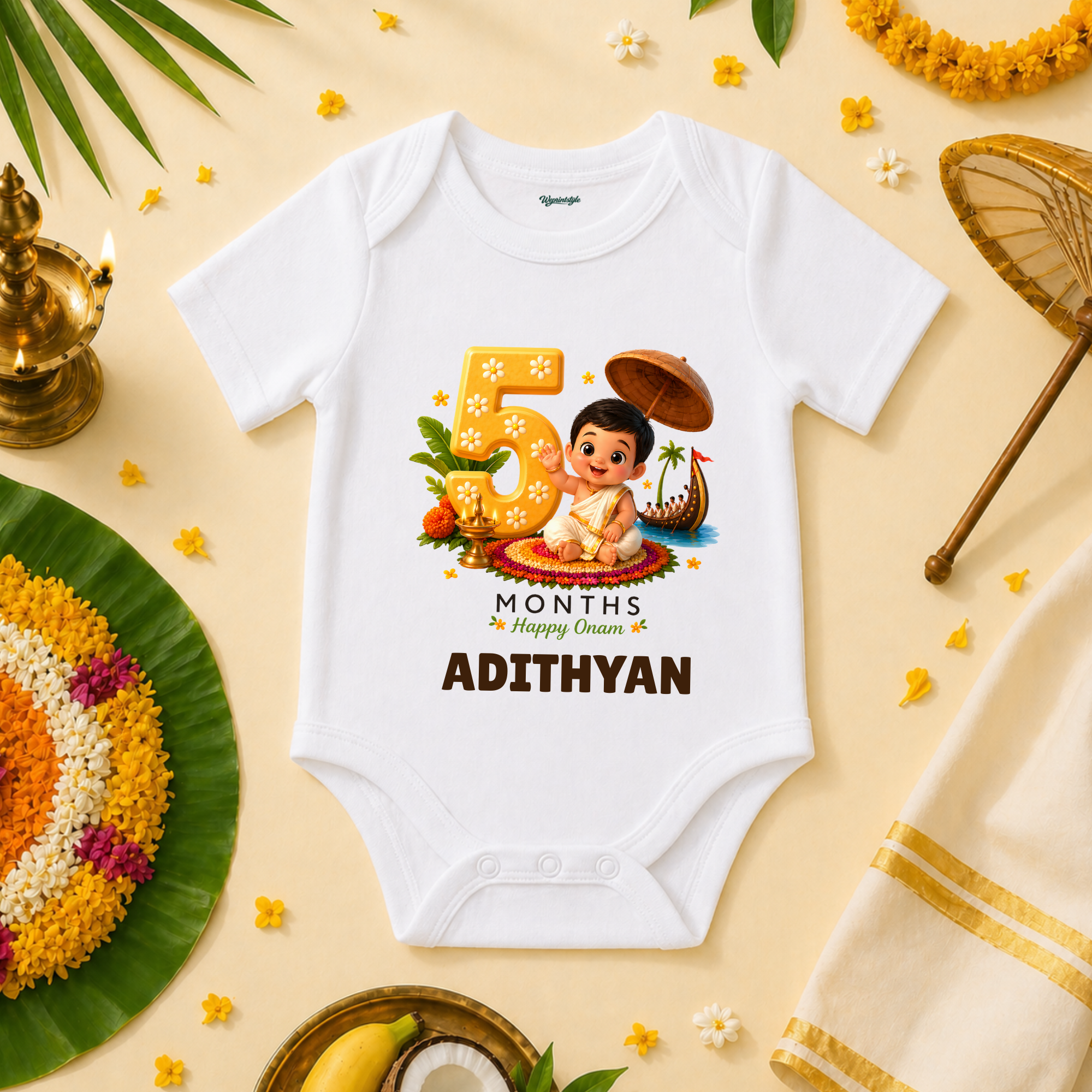 Little King Of Onam Harvest Festival