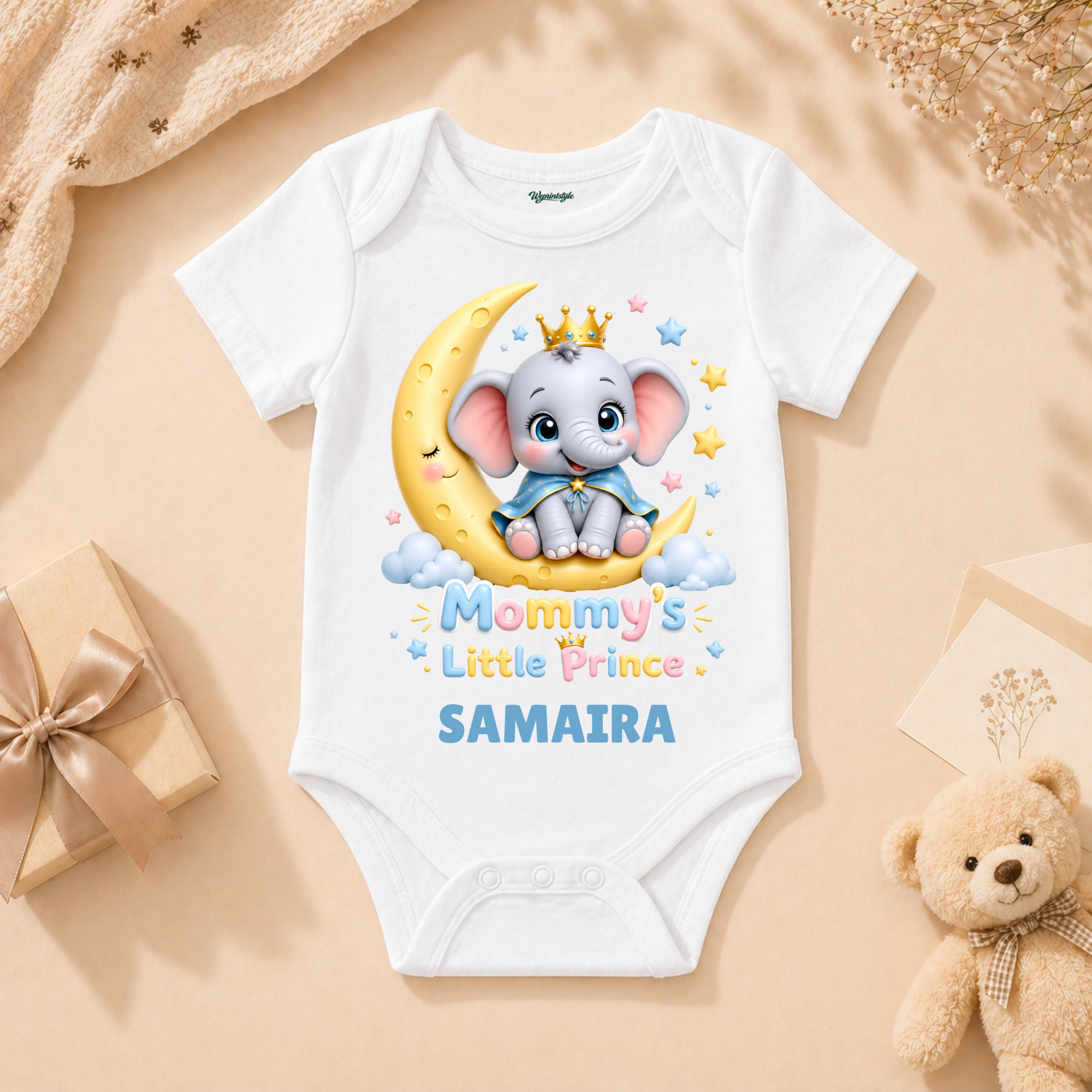 Mommy And Daddys Little Champ Superhero Baby Announcement