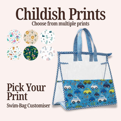 CHILDISH PRINT SWIMMING BAG CUSTOMISER