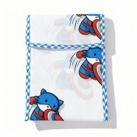 SUPER CAT PRINT 8 PIECE KIDS GIFT SET