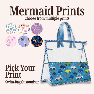 MERMAID PRINT SWIMMING BAG CUSTOMISER