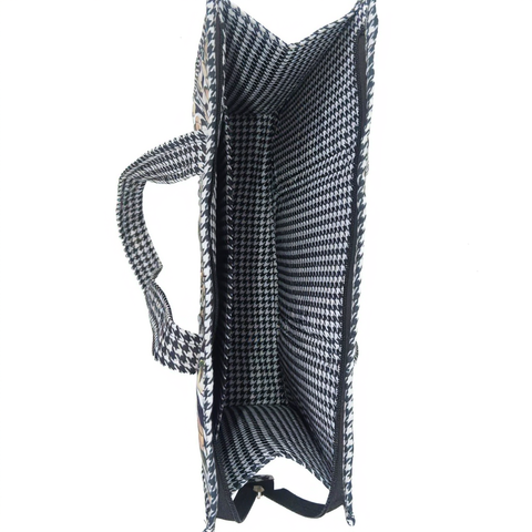 SAVANNA SAFARI BLOOM PRINT SMALL TOTE BAG