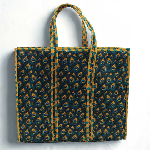 PEACOCK GLORY PRINT Everyday Tote